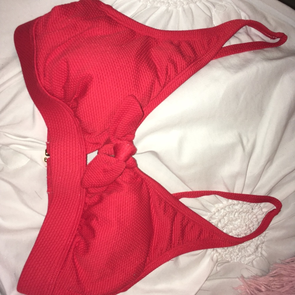Red bikini top - ON HOLD. Come back in a day